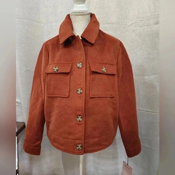 Avec Les Filles Women's Felted Jacket size Large and XLarge New - Picture 2 of 13